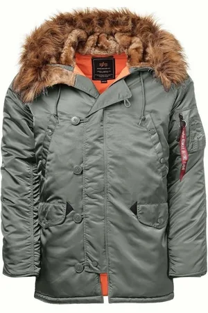 Alpha Industries Heren, Jassen, Groen, Maat: S Nylon