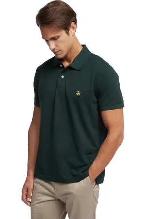 Brooks Brothers Heren, Tops, Groen, Maat: S Katoen