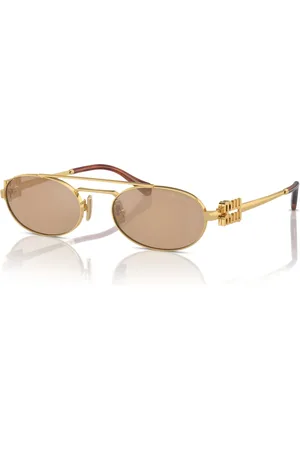 Miu Miu Dames, Accessoires, Geel, Maat: 53 MM Polyamide