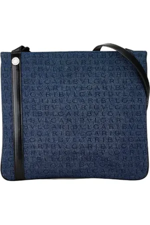 Bvlgari Dames, Pre-owned, Blauw, Maat: ONE Size Leer