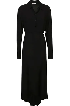 Patrizia Pepe Dames, Jurken, Zwart, Maat: XS Viscose