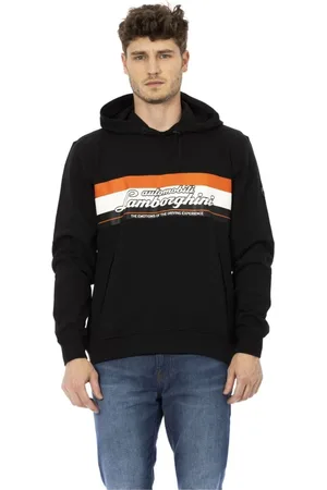 AUTOMOBILI LAMBORGHINI Heren, Sweatshirts & Hoodies, Zwart, Maat: M