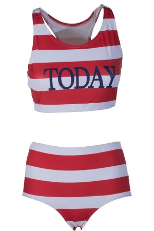 Alberta Ferretti Dames, Badkleding, Rood, Maat: XS