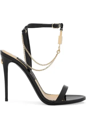 Dolce & Gabbana Dames, Schoenen, Zwart, Maat: 37 1/2 EU Leer
