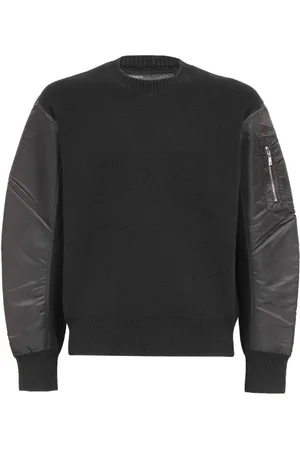Neil Barrett Heren, Sweatshirts & Hoodies, Zwart, Maat: L Wol