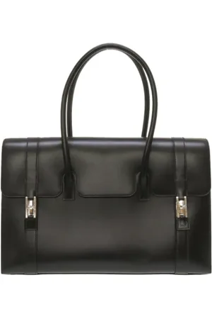 Hermès Dames, Pre-owned, Zwart, Maat: ONE Size Leer