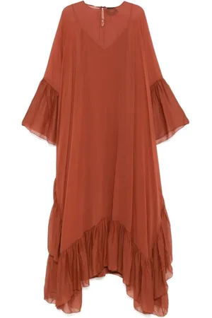 ‎Taller Marmo‎ Dames, Jurken, Oranje, Maat: S