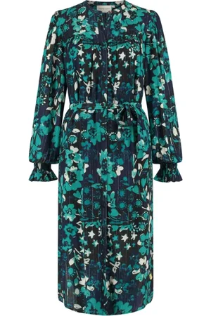 Fabienne Chapot Dames, Jurken, Groen, Maat: M Viscose