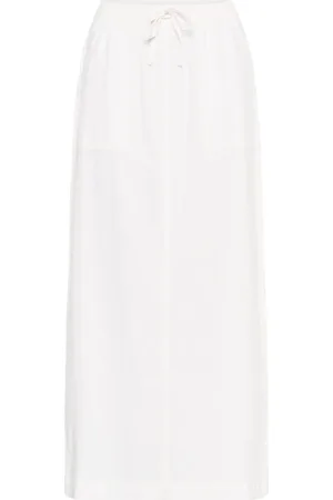 Kaffe Dames, Rokken, Wit, Maat: 3XL Katoen
