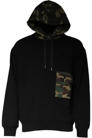 Dolce & Gabbana Heren, Sweatshirts & Hoodies, Zwart, Maat: M Katoen