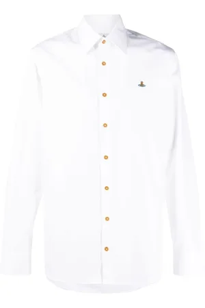 Vivienne Westwood Heren, Overhemden, Wit, Maat: M Katoen