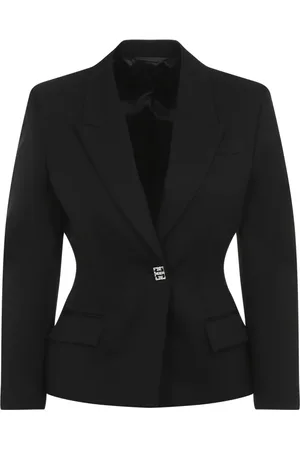 Givenchy Dames, Jassen, Zwart, Maat: 2XS Wol