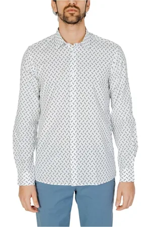 Antony Morato Heren, Overhemden, Wit, Maat: 3XL Katoen