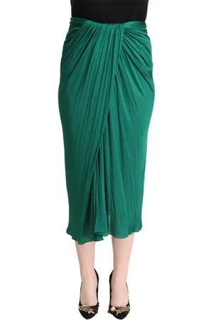 Dolce & Gabbana Dames, Rokken, Groen, Maat: XS Viscose
