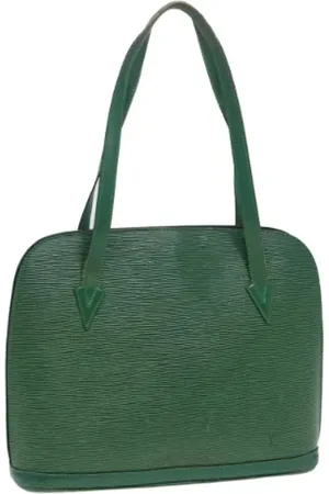 LOUIS VUITTON Dames, Pre-owned, Groen, Maat: ONE Size Leer