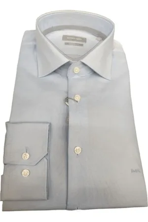 Michael Kors Heren, Overhemden, Blauw, Maat: 3XL Katoen