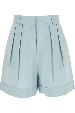 Andamane Dames, Korte broeken, Blauw, Maat: S Linnen