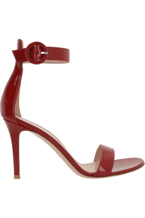 Gianvito Rossi Dames, Schoenen, Rood, Maat: 37 1/2 EU Leer