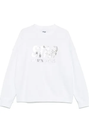 Golden Goose Heren, Sweatshirts & Hoodies, Wit, Maat: L Katoen