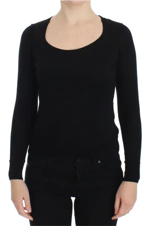 Dolce & Gabbana Dames, Truien, Zwart, Maat: XS Wol