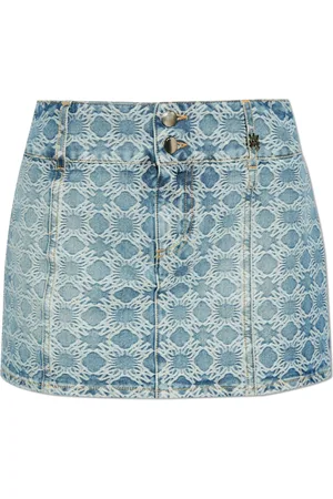 AMIRI Dames, Rokken, Blauw, Maat: W25 Denim