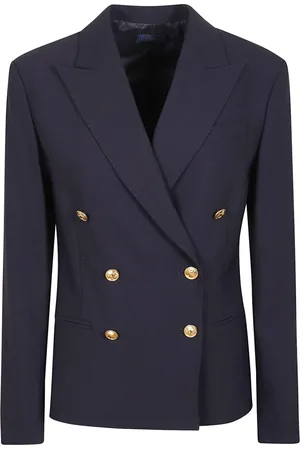 Ralph Lauren Dames, Jassen, Blauw, Maat: XS Wol