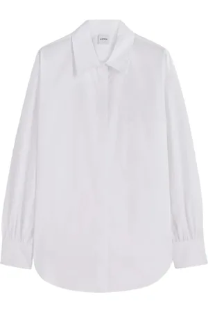Aspesi Dames, Blouses & Shirts, Wit, Maat: 2XS Katoen
