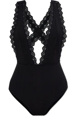 ULLA JOHNSON Dames, Badkleding, Zwart, Maat: M