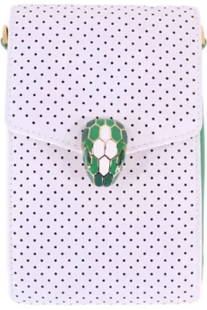 Bvlgari Dames, Pre-owned, Wit, Maat: ONE Size Leer
