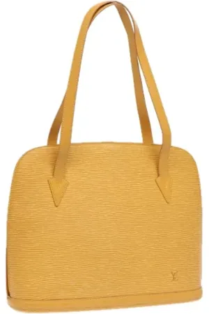 LOUIS VUITTON Dames, Pre-owned, Geel, Maat: ONE Size Leer