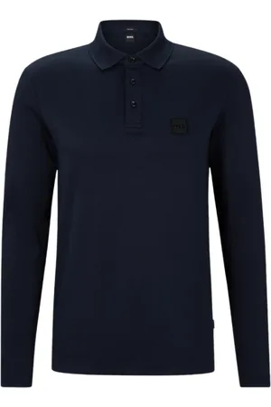 HUGO BOSS Heren, Tops, Blauw, Maat: 2XL Jersey