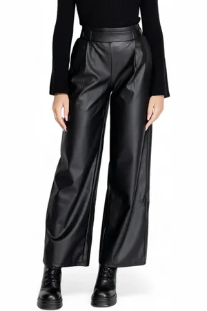 JACQUELINE DE YONG Dames, Broeken, Zwart, Maat: XS L32 Poliester