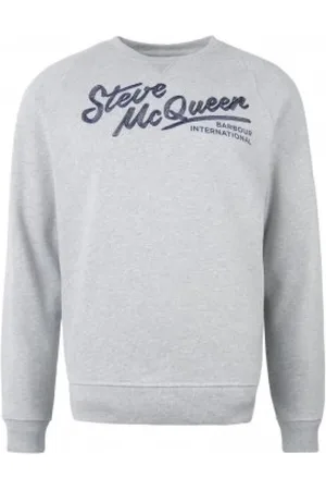 Barbour Heren, Sweatshirts & Hoodies, Grijs, Maat: 2XL Katoen