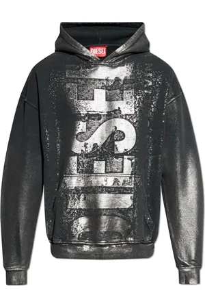 Diesel Heren, Sweatshirts & Hoodies, Zwart, Maat: XL Katoen