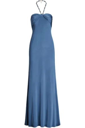 Ralph Lauren Dames, Jurken, Blauw, Maat: 3XS Viscose