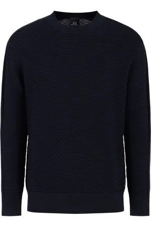 Armani Exchange Heren, Truien, Blauw, Maat: S Katoen