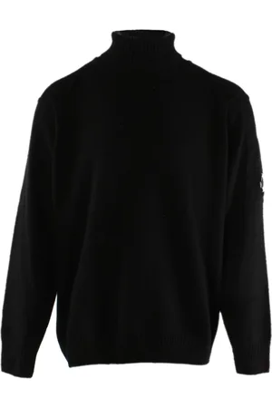 C.P. Company Heren, Truien, Zwart, Maat: 2XL Wol
