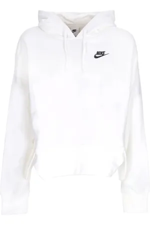 Nike Dames, Sweatshirts & Hoodies, Wit, Maat: L Fleece