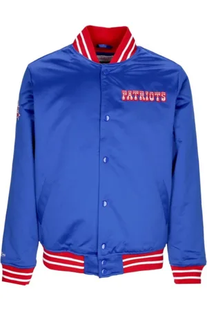 Mitchell & Ness Heren, Jassen, Blauw, Maat: M Satijn