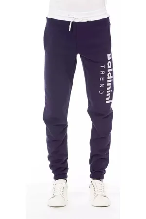 BALDININI Heren, Broeken, Paars, Maat: XS Fleece