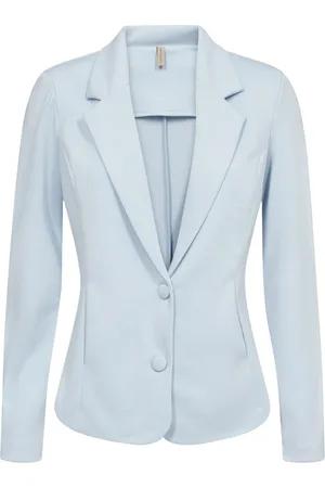 soyaconcept Dames, Jassen, Blauw, Maat: S Leer