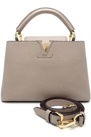 LOUIS VUITTON Dames, Pre-owned, Grijs, Maat: ONE Size Leer