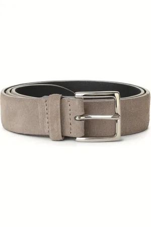 Orciani Heren, Accessoires, Grijs, Maat: 105 CM Suède