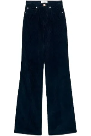 Ami Dames, Jeans, Blauw, Maat: XS Katoen