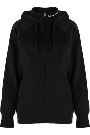 Champion Dames, Sweatshirts & Hoodies, Zwart, Maat: XS
