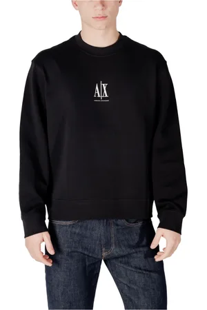 Armani Exchange Heren, Sweatshirts & Hoodies, Zwart, Maat: XL Katoen