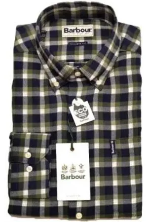 Barbour Heren, Overhemden, Blauw, Maat: L Katoen