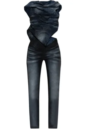 Diesel Dames, Jumpsuits & Playsuits, Blauw, Maat: XS Katoen