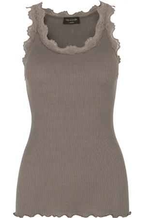 Rosemunde Dames, Tops, Grijs, Maat: 2XL Katoen