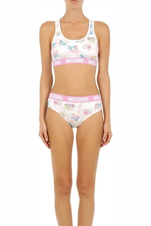 Moschino Dames, Nachtkleding & Lounge, Wit, Maat: 3XS Katoen